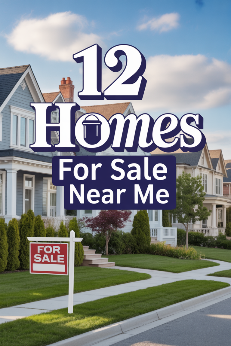 🏡 12 Homes For Sale Near Me