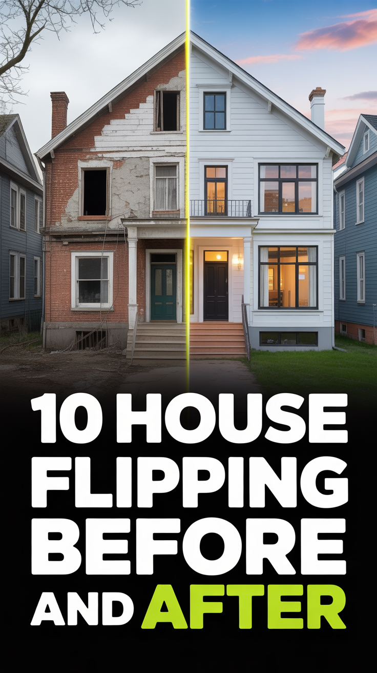 🏡 10 House Flipping Before And After