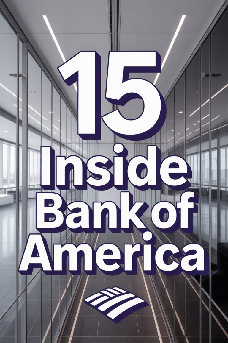 🏦 15 Inside Bank Of America
