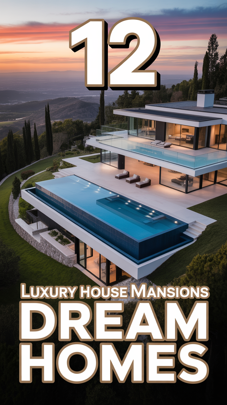 🏡 12 Luxury House Mansions Dream Homes