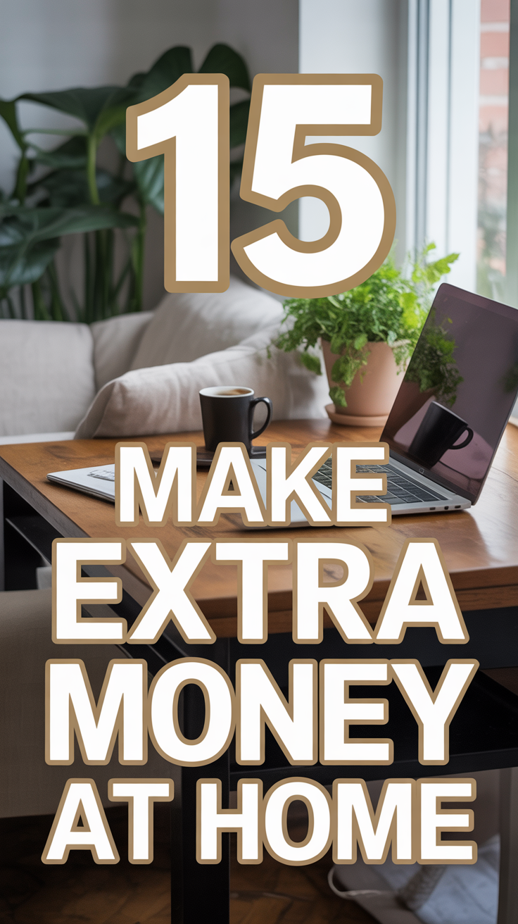 💸 15 Make Extra Money At Home