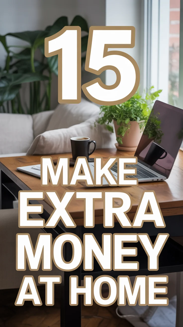💸 15 Make Extra Money At Home