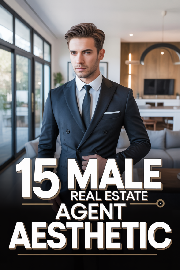 🏡 15 Male Real Estate Agent Aesthetic