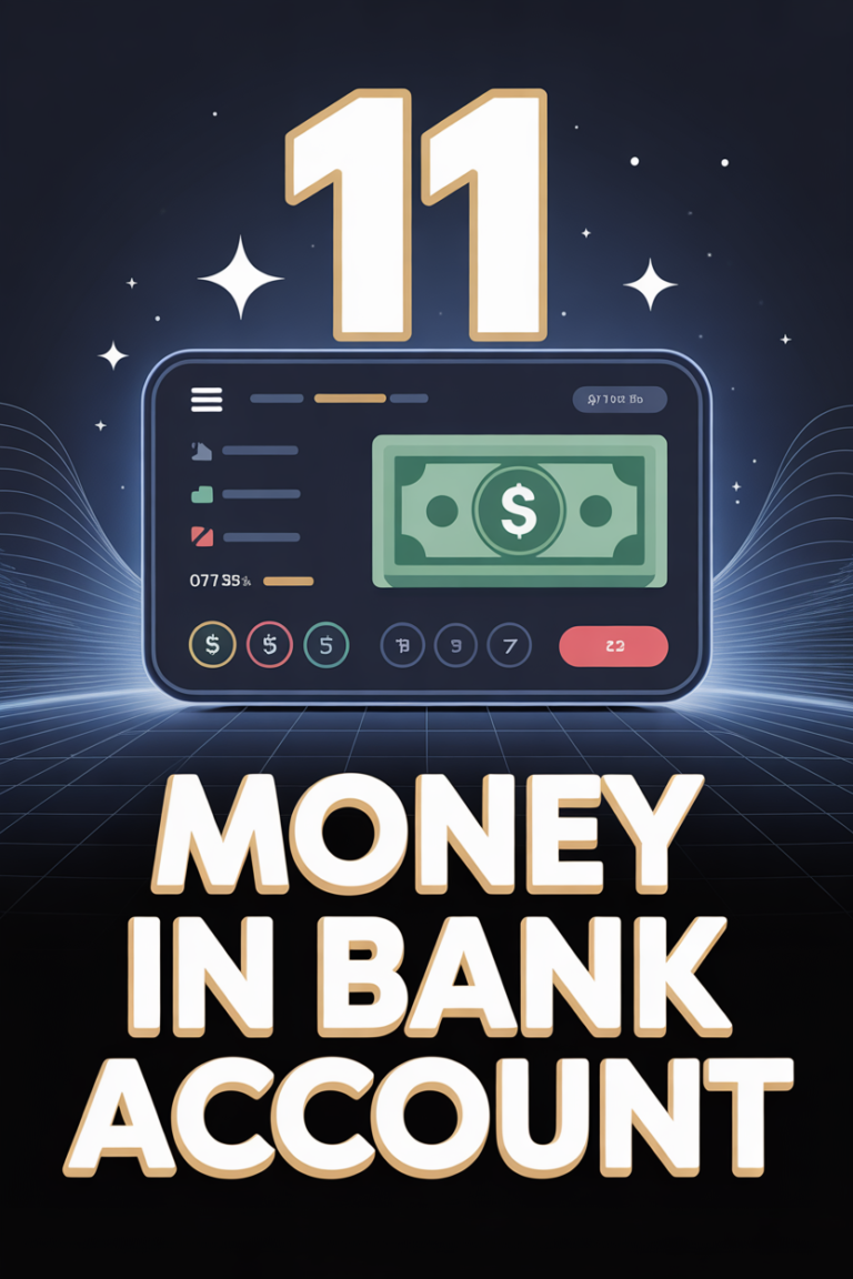 💸 11 Money In Bank Account