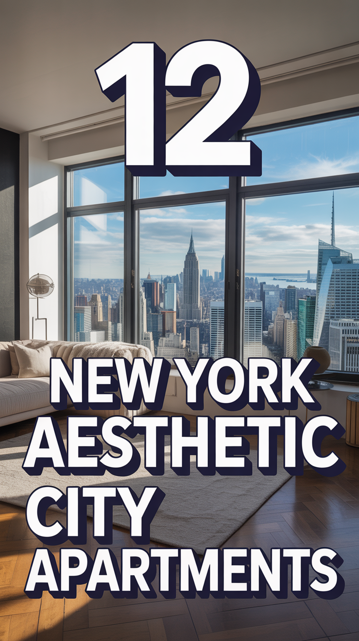 🗽 12 New York Aesthetic City Apartments