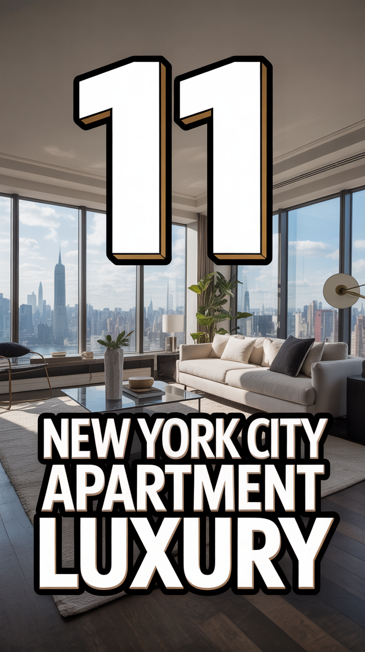 🏙️ 11 New York City Apartment Luxury