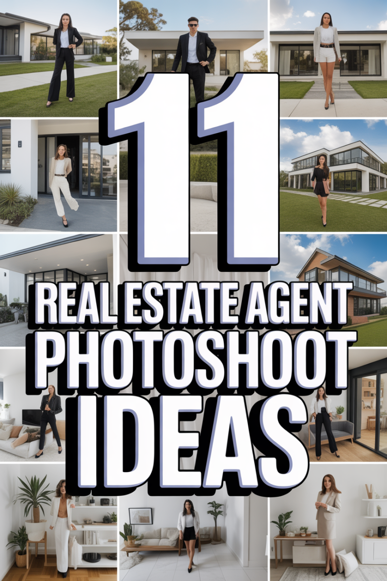 🏡 11 Real Estate Agent Photoshoot Ideas