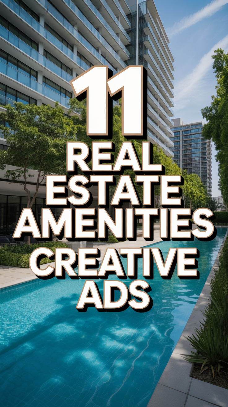 💡 11 Real Estate Amenities Creative Ads