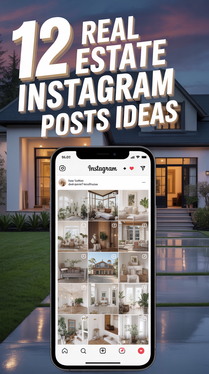 🏠 12 Real Estate Instagram Posts Ideas