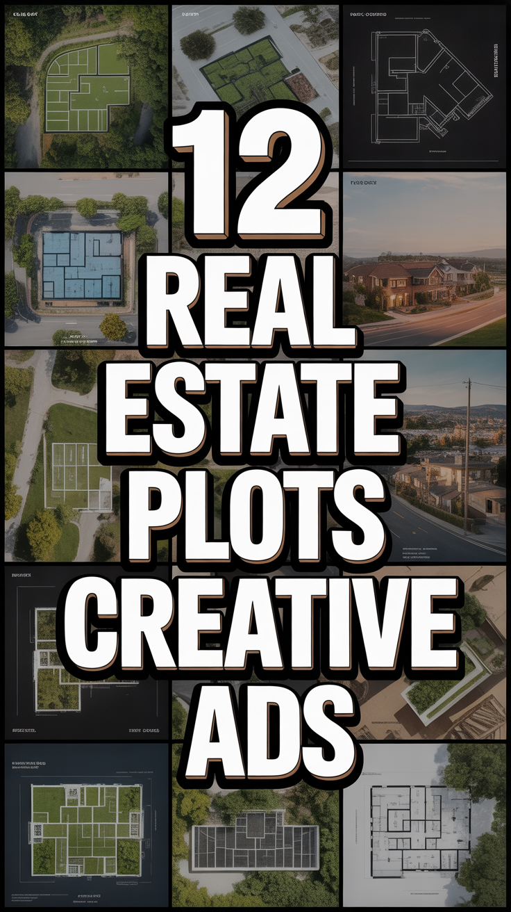 🗺️ 12 Real Estate Plots Creative Ads