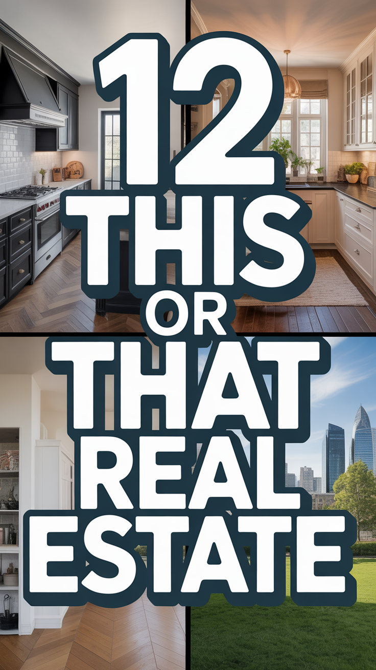 🏡 12 This Or That Real Estate
