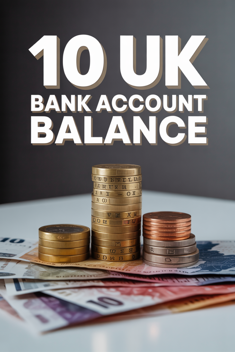 🪙 10 UK Bank Account Balance