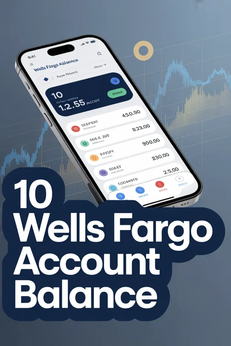 📱 10 Wells Fargo Account Balance