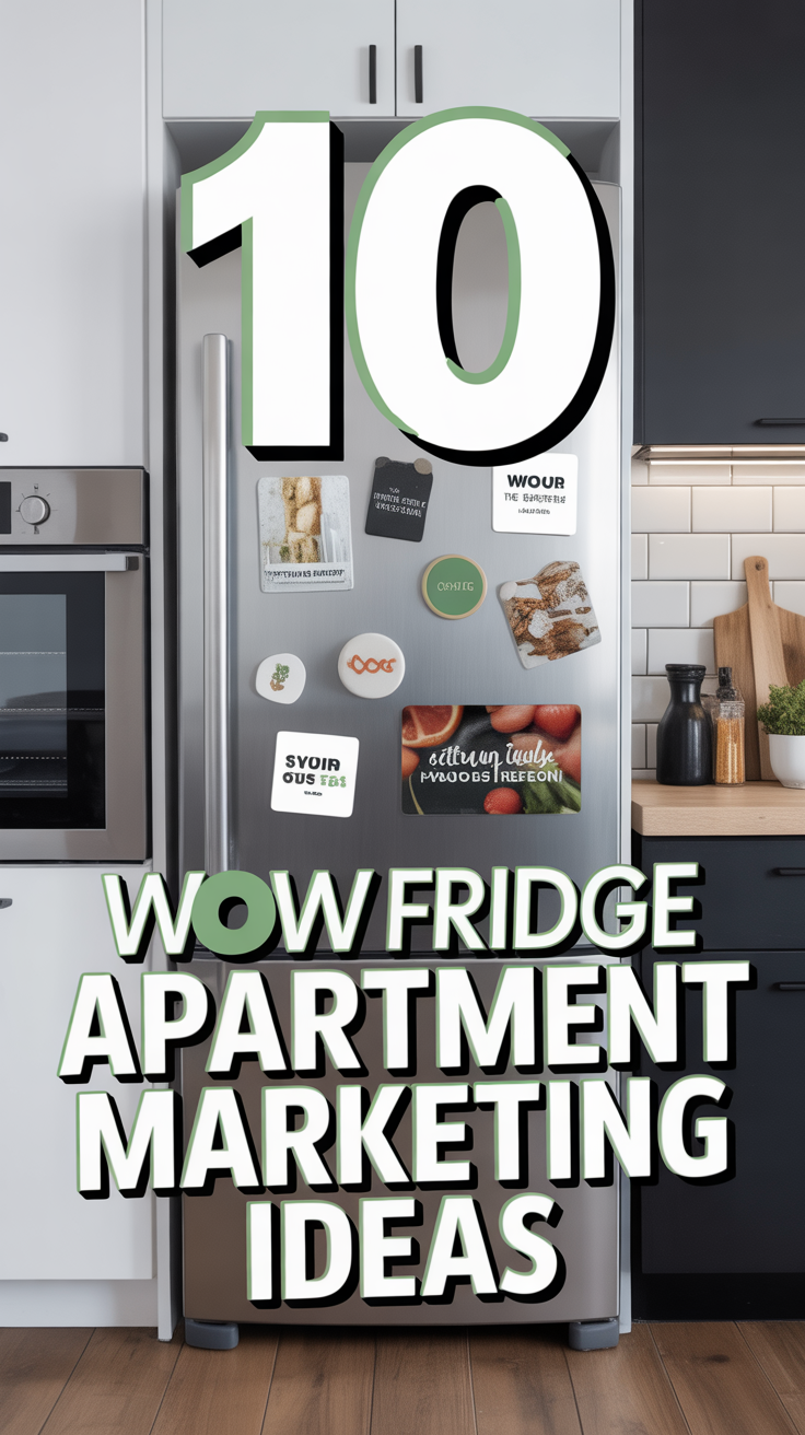 ✨ 10 Wow Fridge Apartment Marketing Ideas