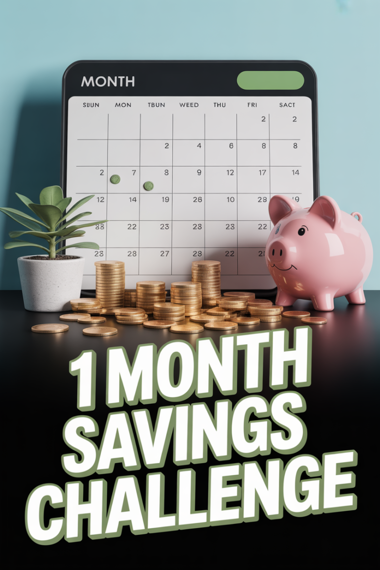 💰 1 Month Savings Challenge