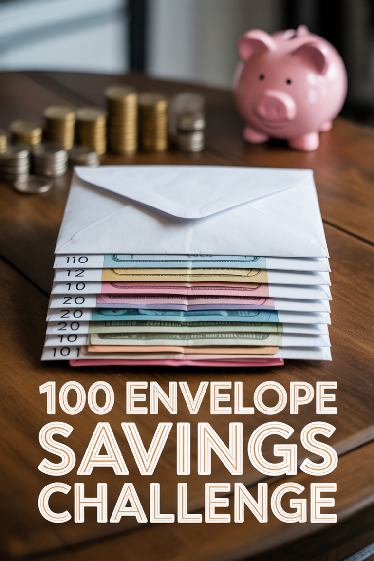 💰 100 Envelope Savings Challenge