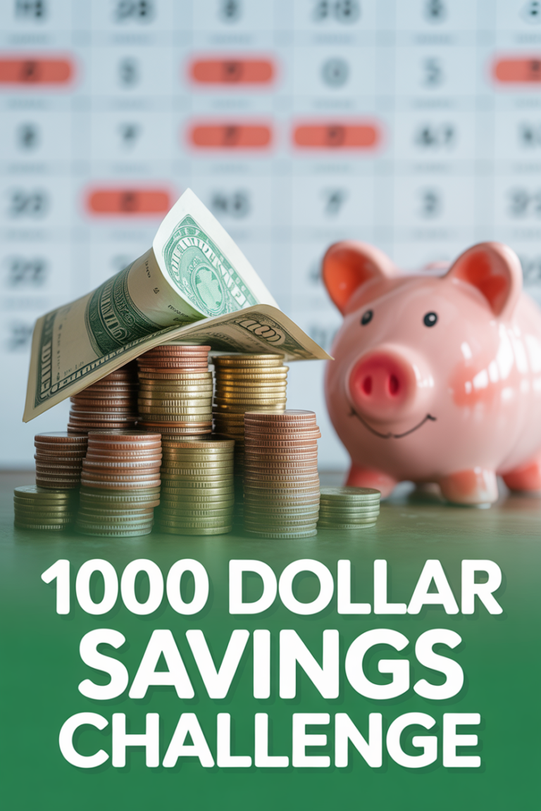💰 1000 Dollar Savings Challenge