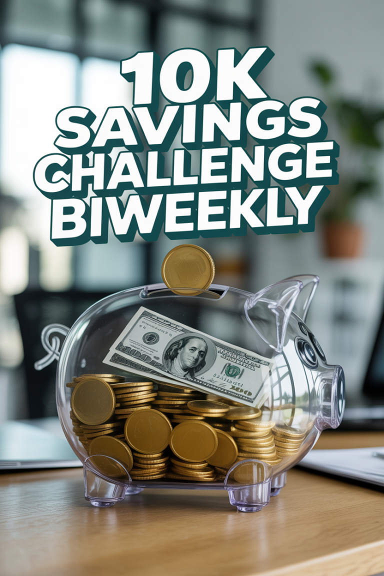 💰 10K Savings Challenge Biweekly