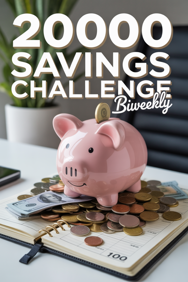 💰 20000 Savings Challenge Biweekly