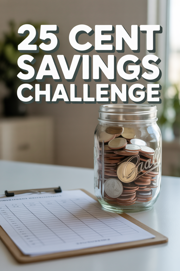 💰 25 Cent Savings Challenge