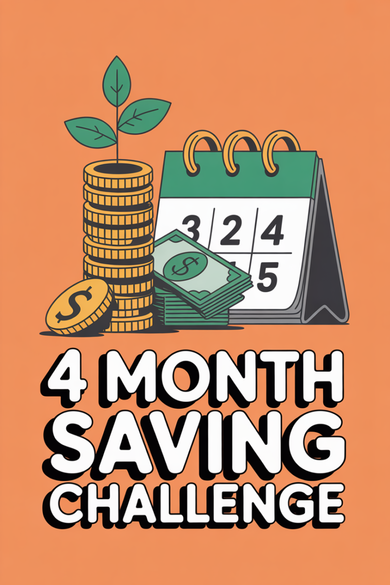 💰 4 Month Saving Challenge