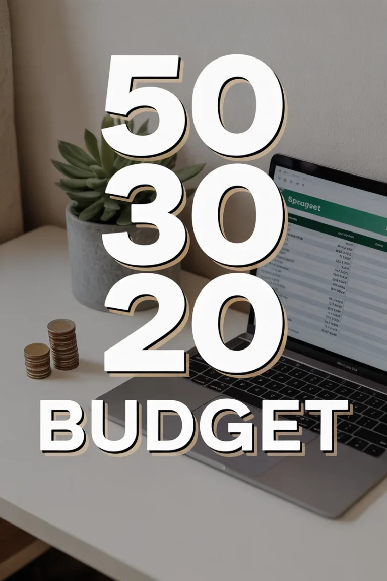 💰 50 30 20 Budget
