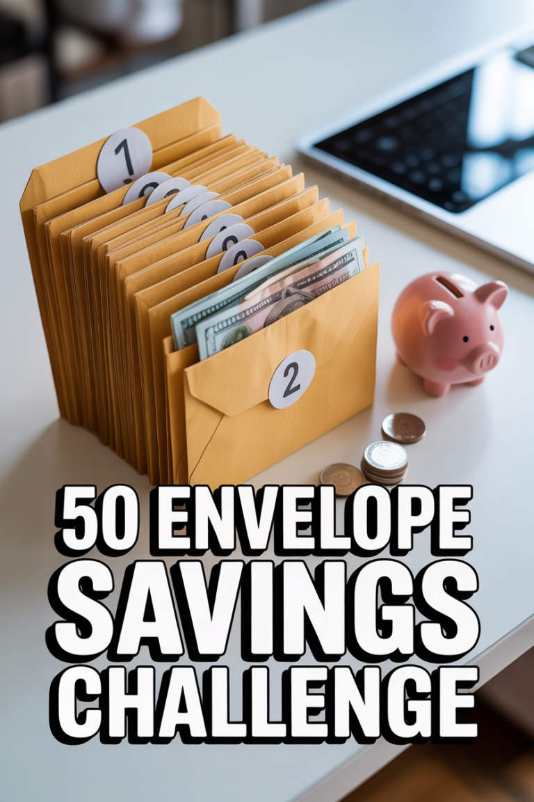 💰 50 Envelope Savings Challenge