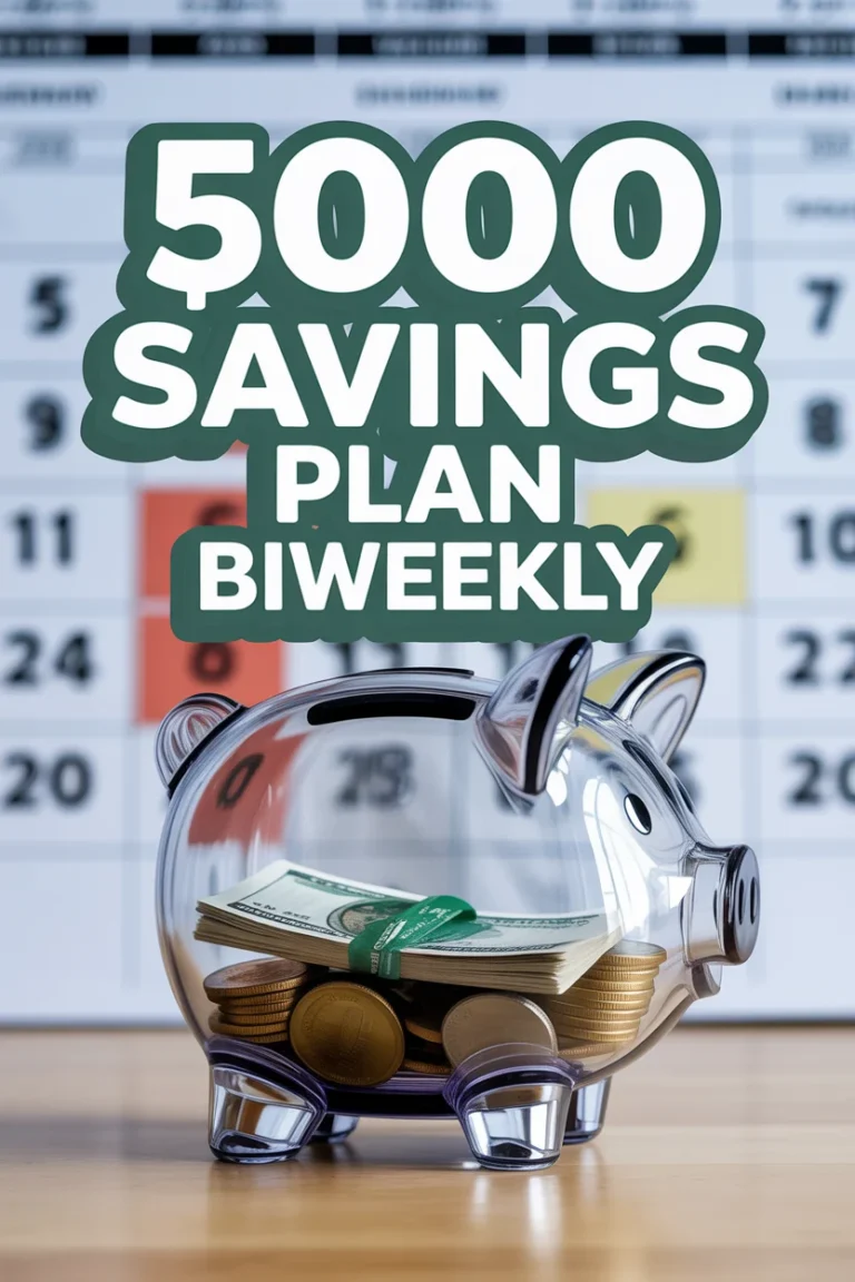 💰 5000 Savings Plan Biweekly