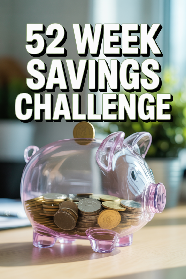 💰 52 Week Savings Challenge