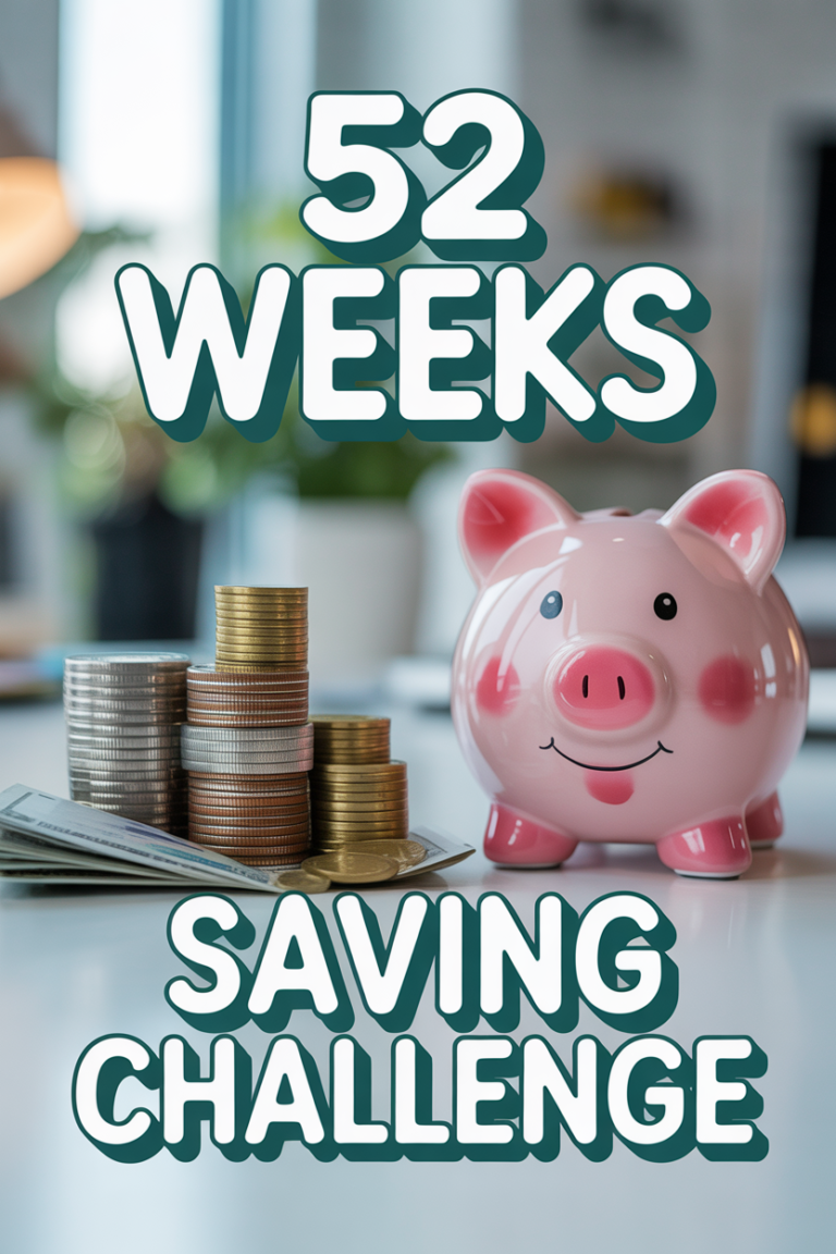 💰 52 Weeks Saving Challenge