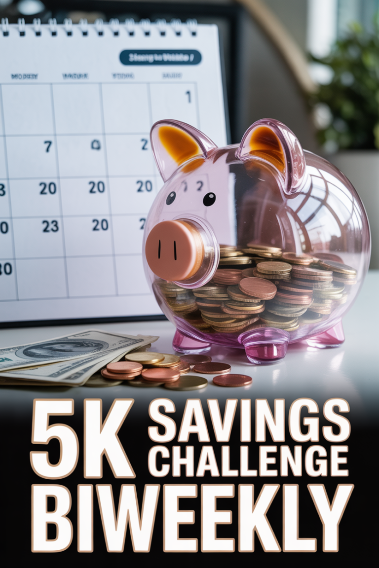 💰 5K Savings Challenge Biweekly