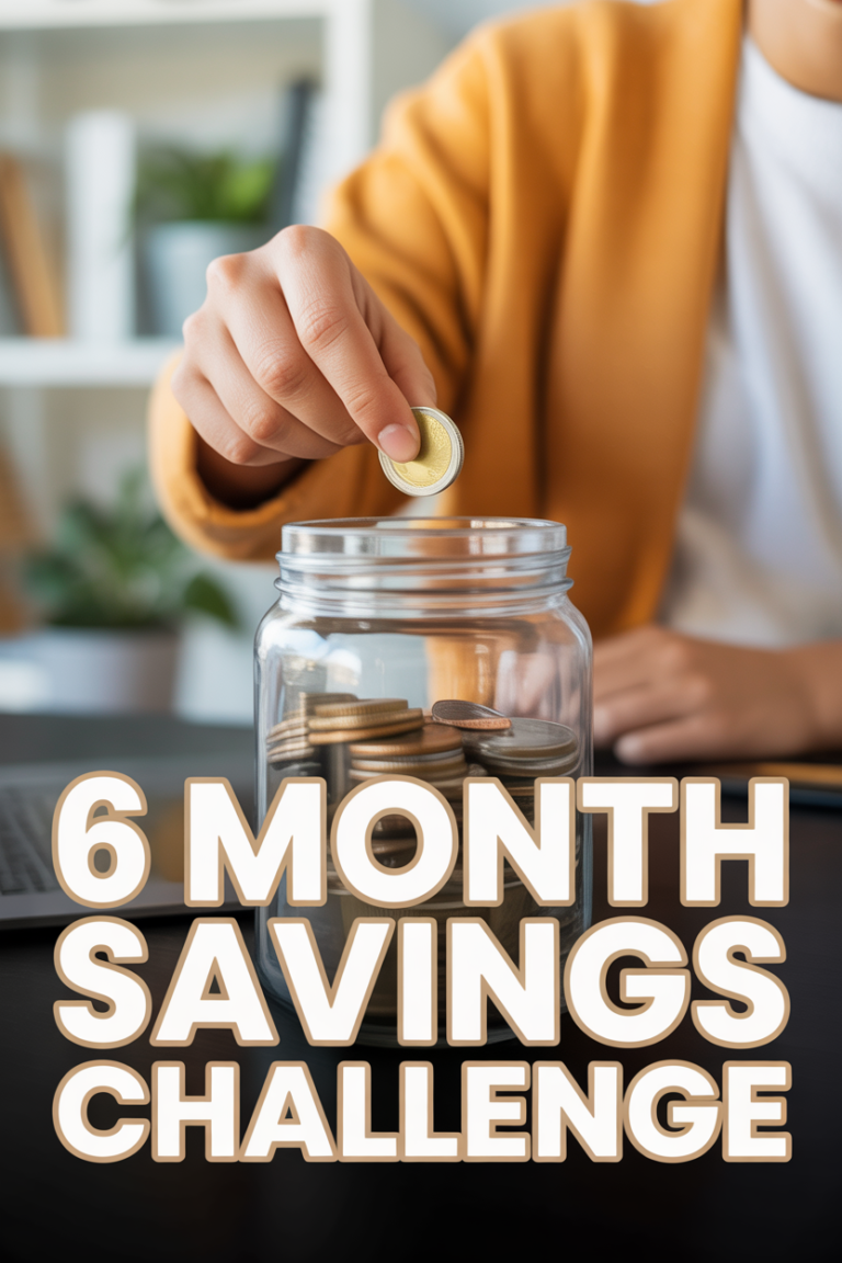 💰 6 Month Savings Challenge