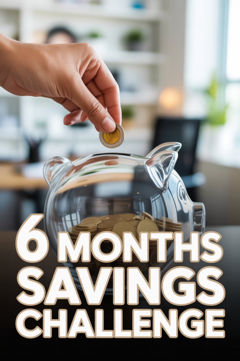 💰 6 Months Savings Challenge