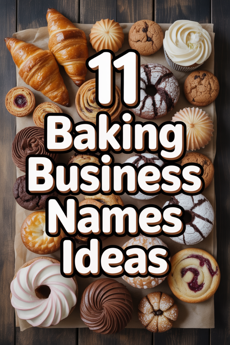🥐 11 Baking Business Names Ideas