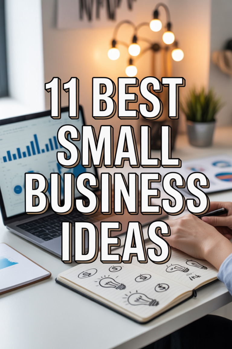 💡 11 Best Small Business Ideas