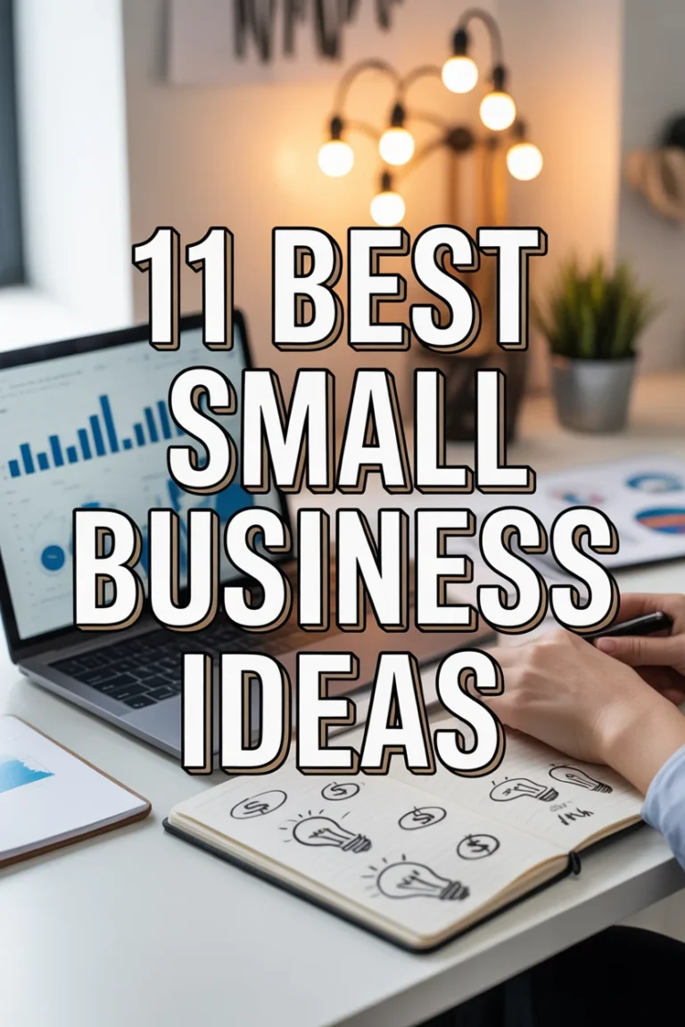 💡 11 Best Small Business Ideas