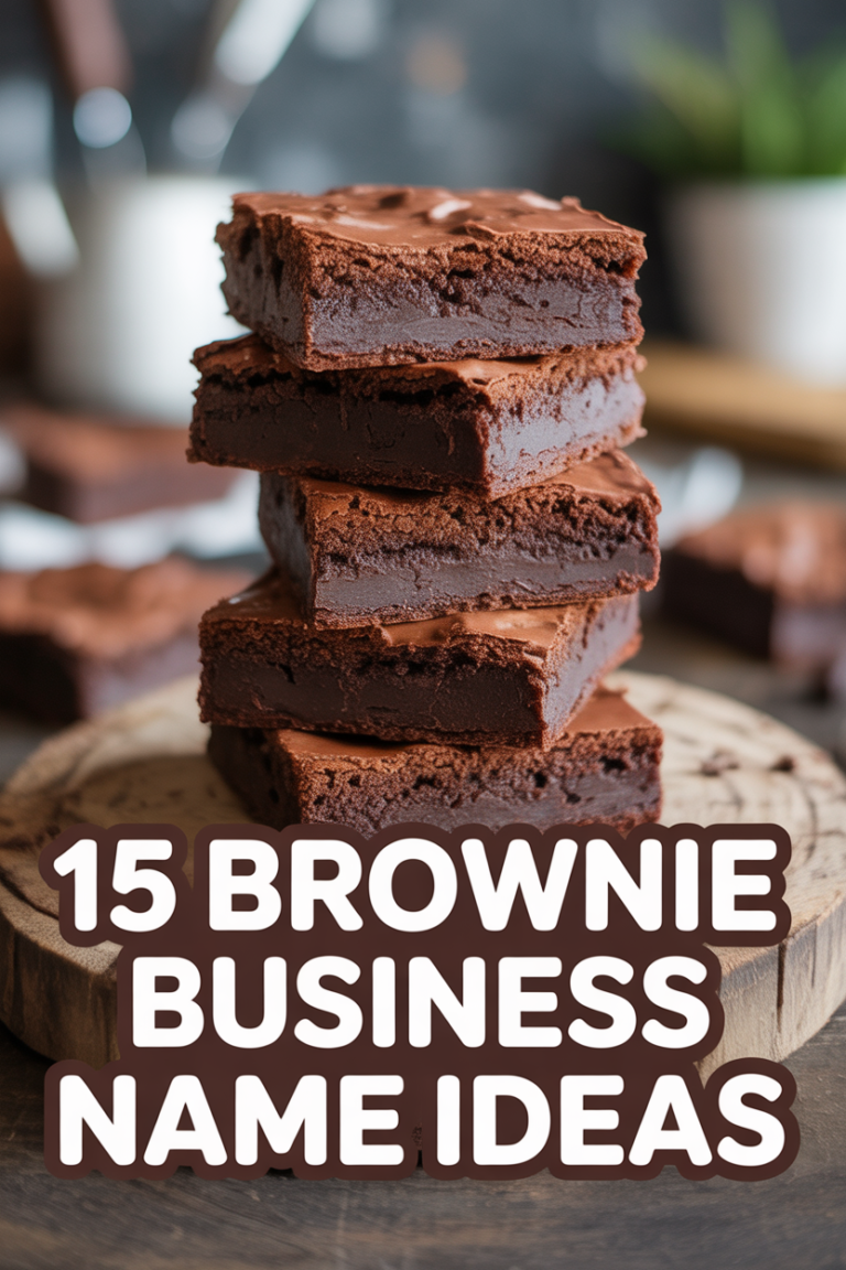 🍫 15 Brownie Business Name Ideas