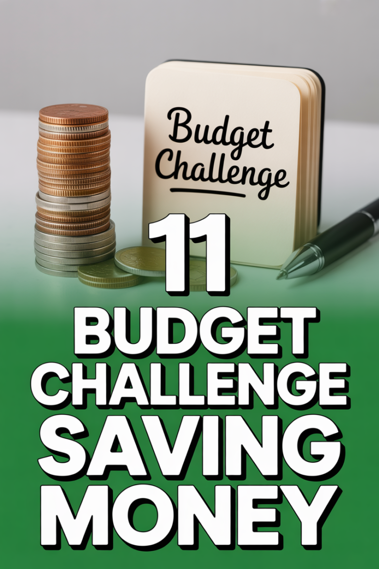 💰 11 Budget Challenge Saving Money