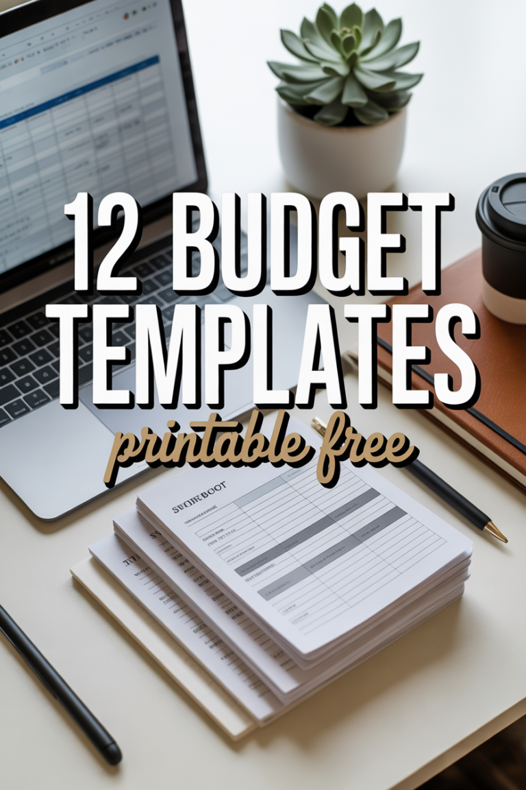 💰 12 Budget Templates Printable Free