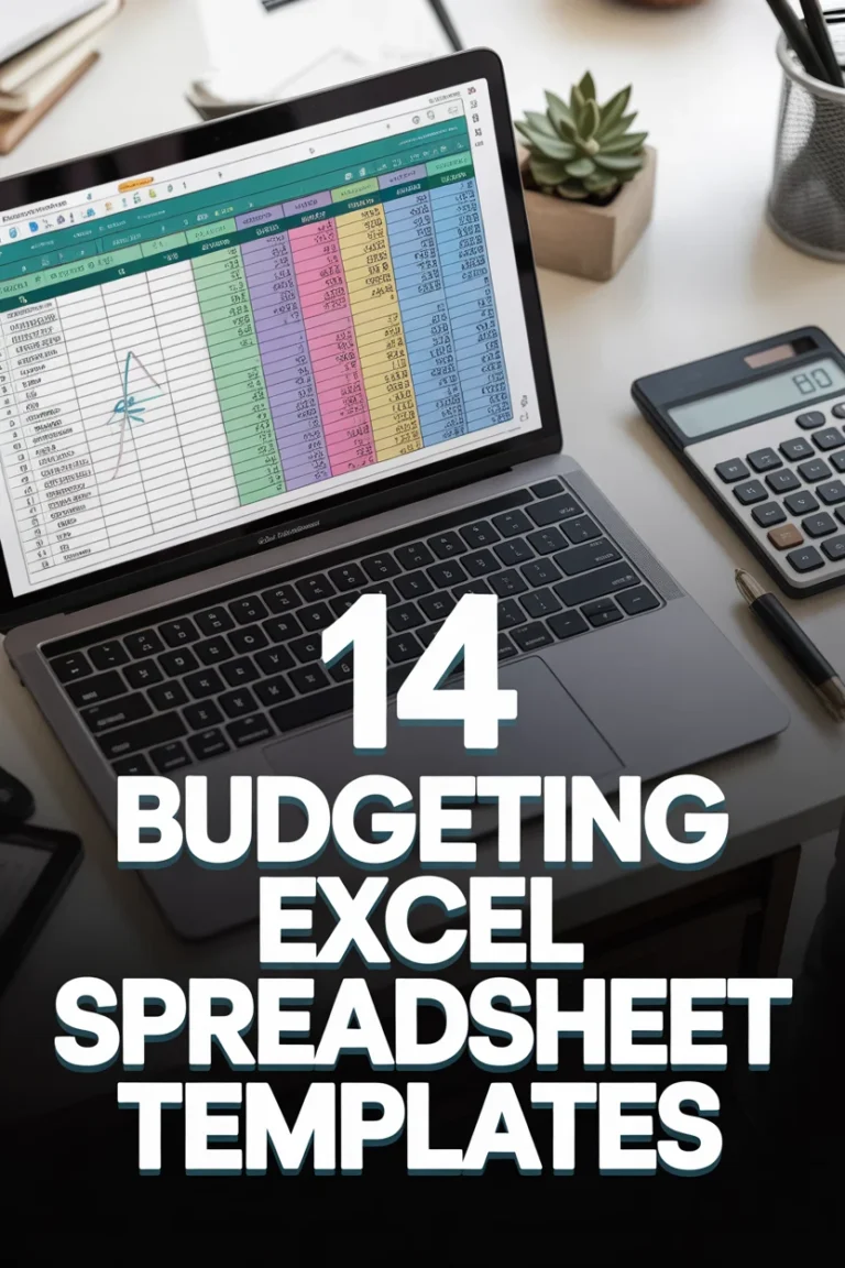💰 14 Budgeting Excel Spreadsheet Templates