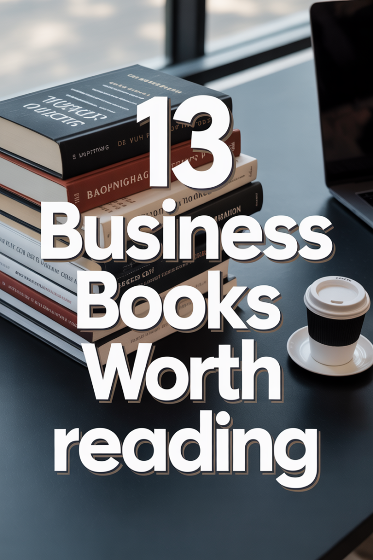 📚 13 Business Books Worth Reading