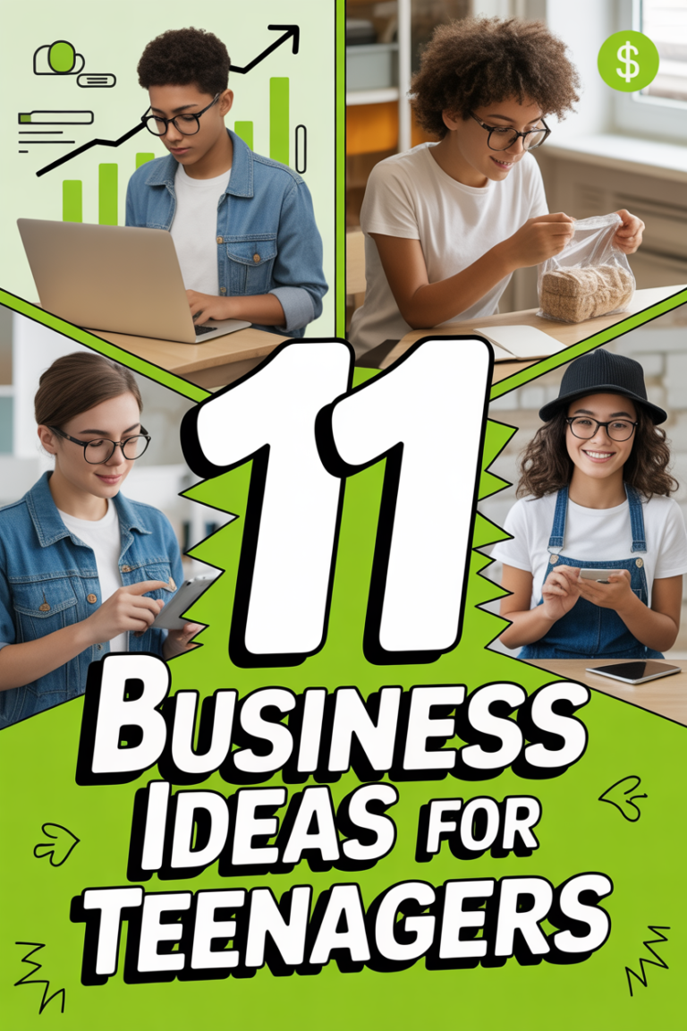 💰 11 Business Ideas For Teenagers