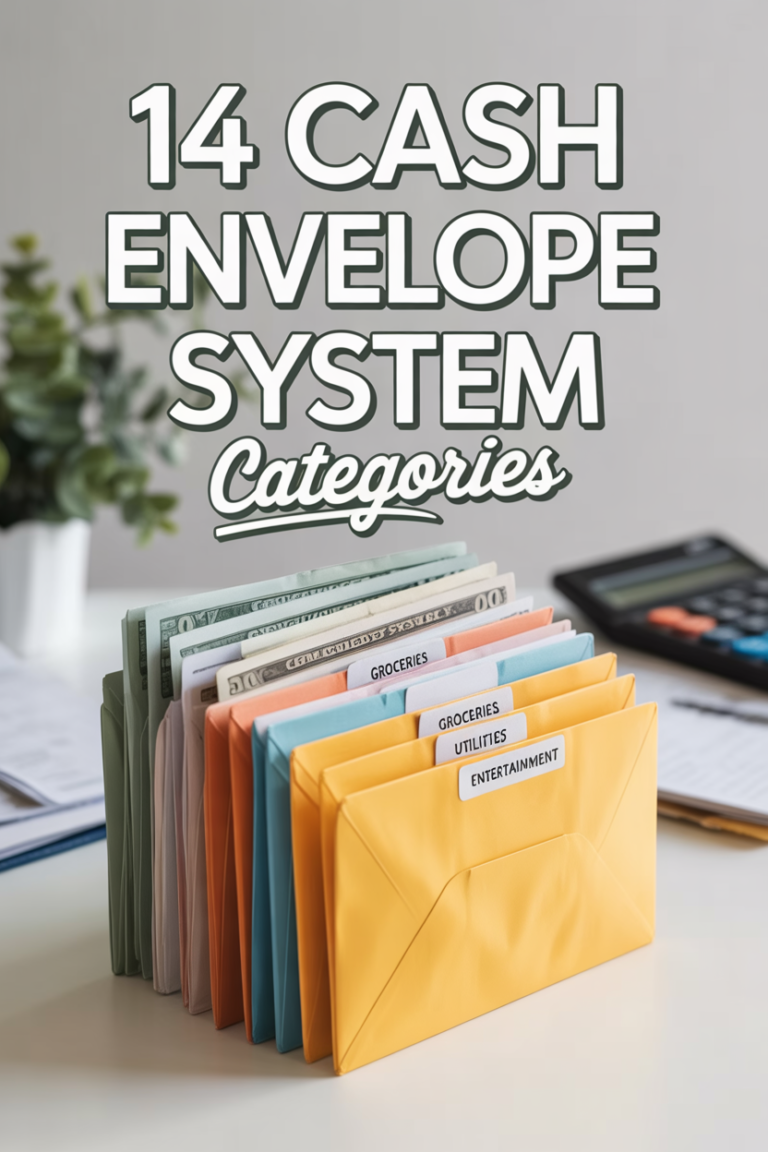 💰 14 Cash Envelope System Categories