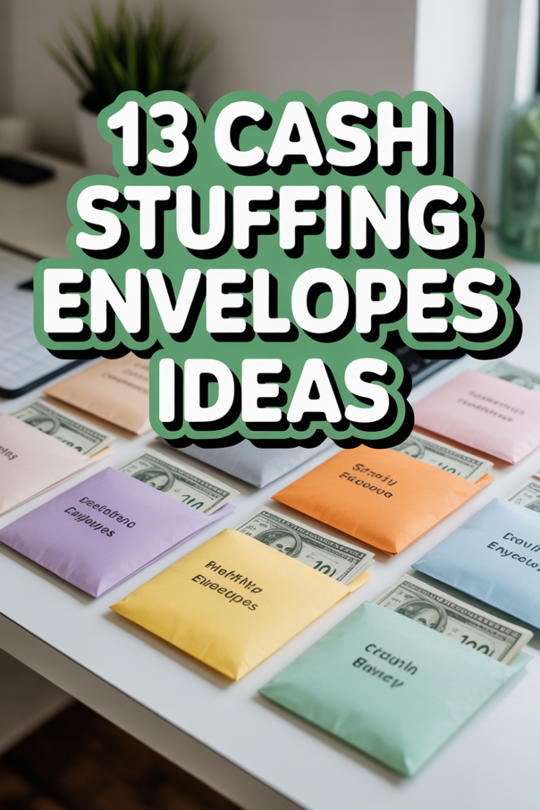 💰 13 Cash Stuffing Envelopes Ideas