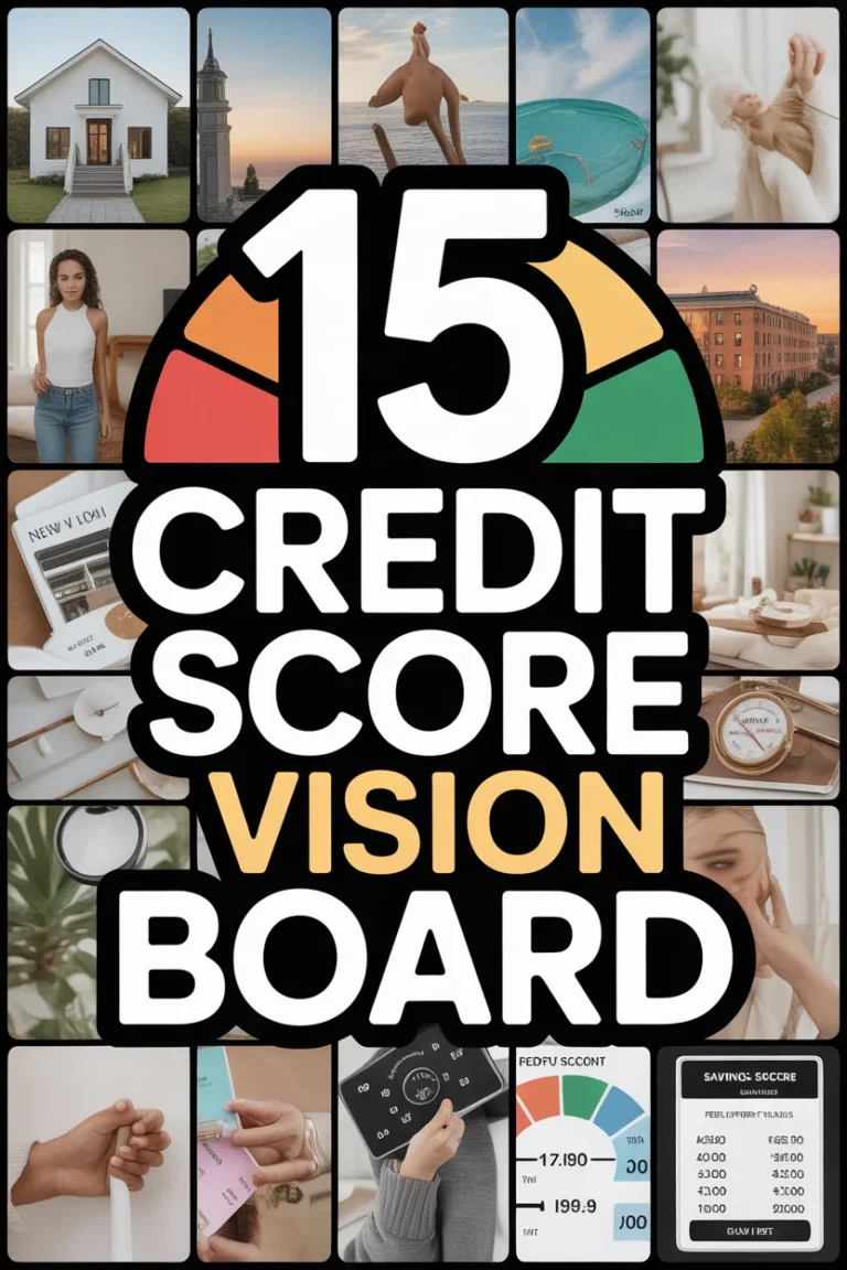 ✨ 15 Credit Score Vision Board