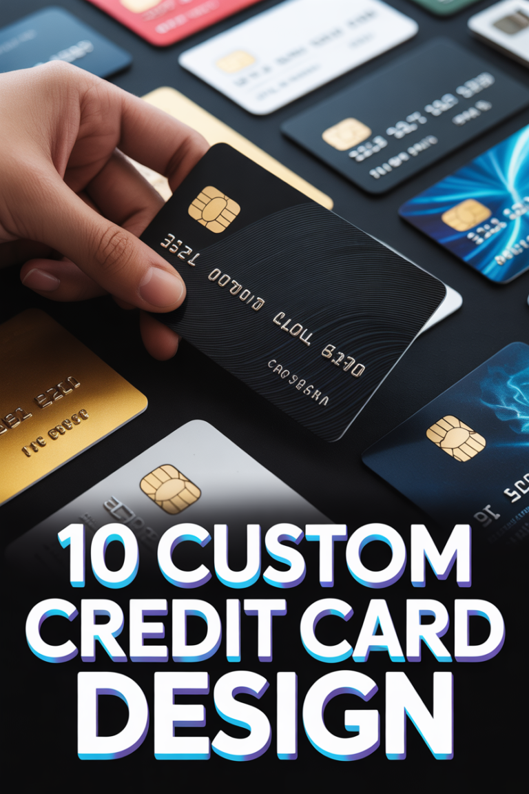 🎨 10 Custom Credit Card Design