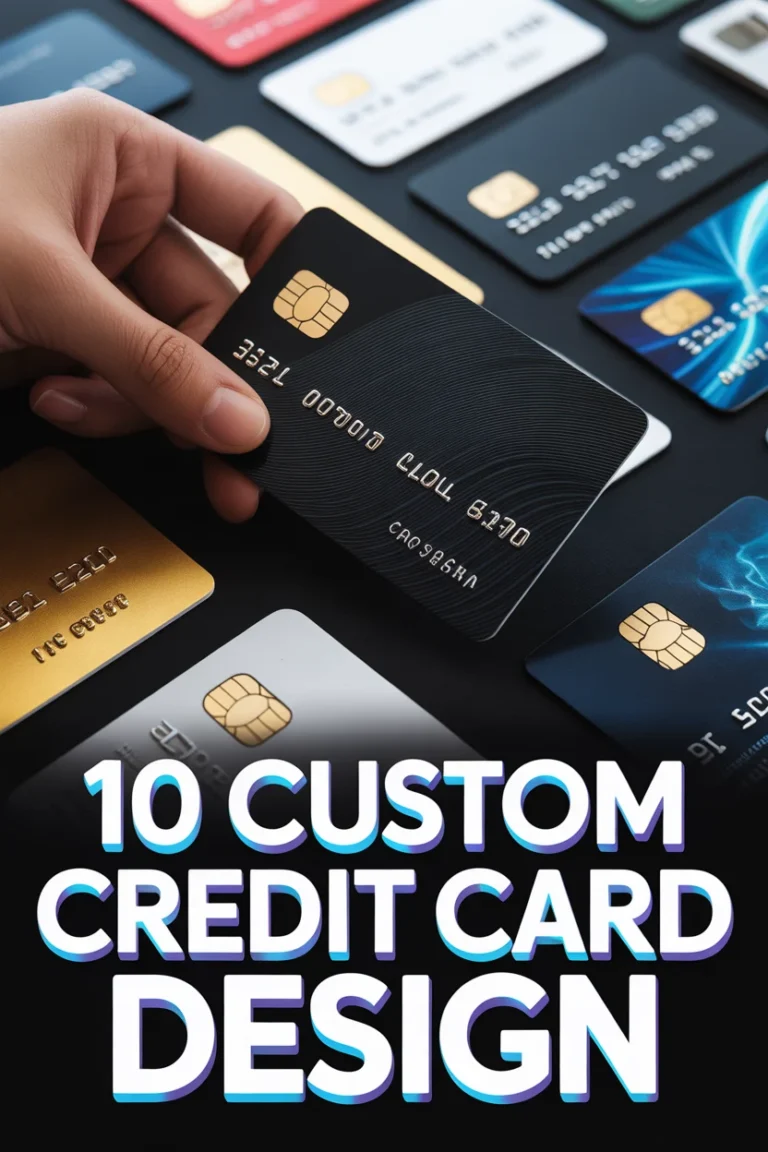 🎨 10 Custom Credit Card Design