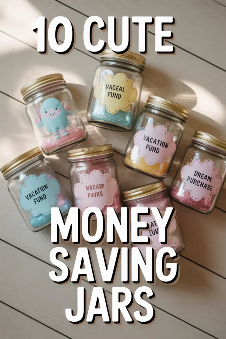 💰 10 Cute Money Saving Jars