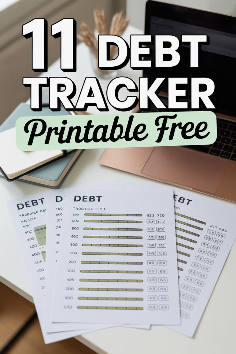 💸 11 Debt Tracker Printable Free