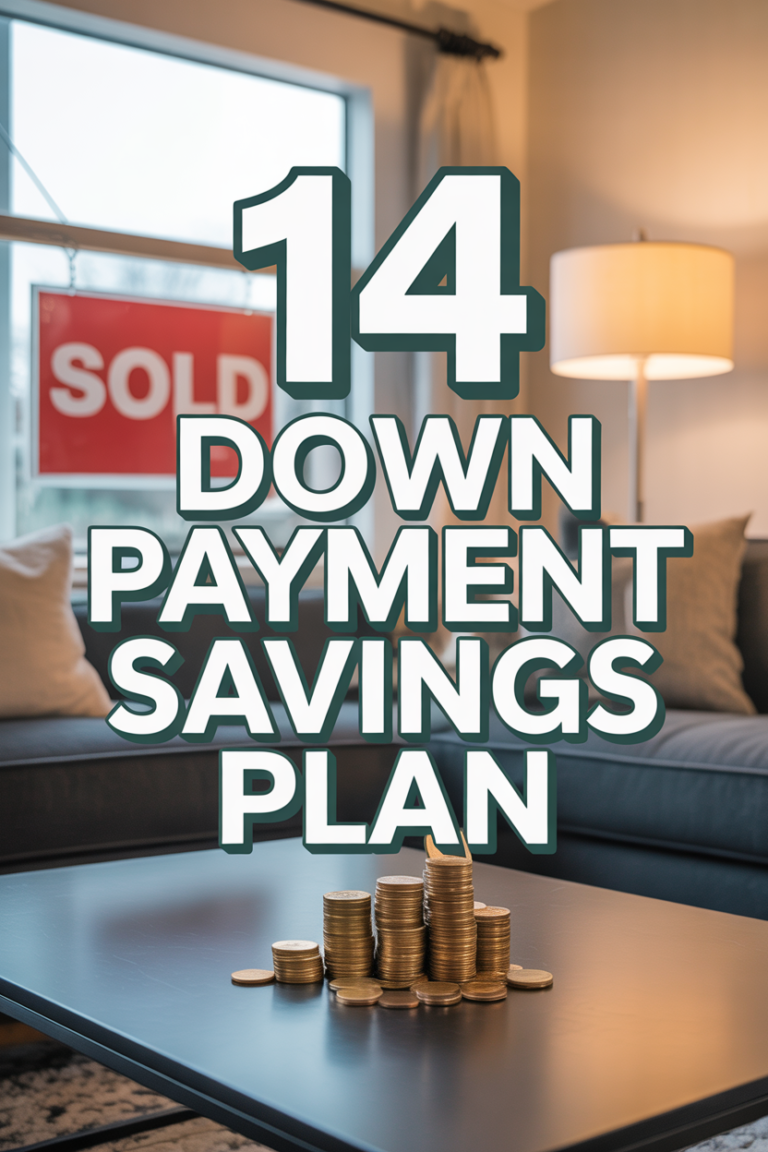 🏡 14 Down Payment Savings Plan